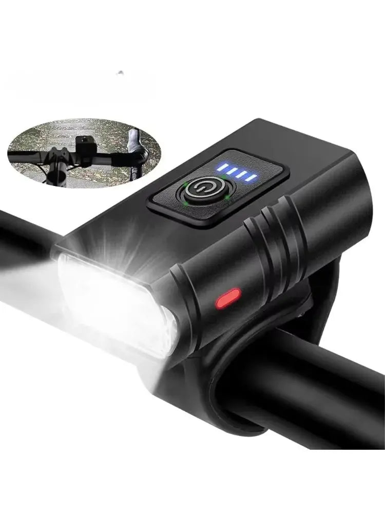 LED Bicycle Front Light Type-C Rechargeable Bicycle Headlight MTB Road Bike Headlamp Easy to Install Cycling Accessories PowerGlide Motors & Accessories