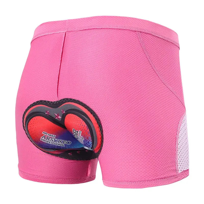ARSUXEO Women's Cycling Underwear Cycling Shorts Bicycle MTB Shockproof Gel Padded Road Mountain Breathable Mesh Bike Underpants PowerGlide Motors & Accessories