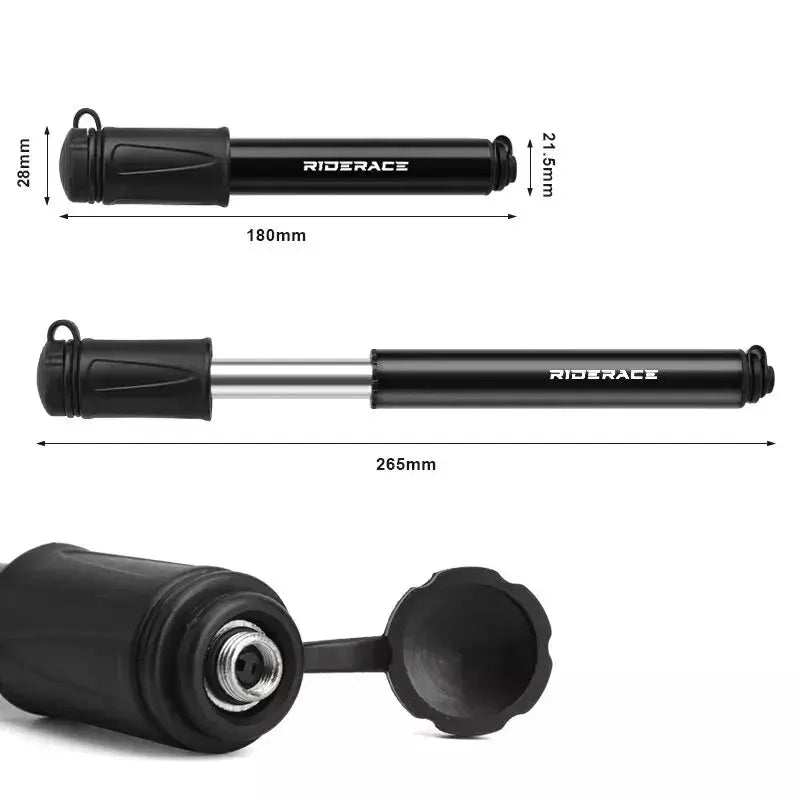 AliExpress Collection RIDERACE Bike Pump Portable Mini Cycling Hand Air Pump High Pressure Ball MTB Road Bicycle Tire Inflator PowerGlide Motors & Accessories