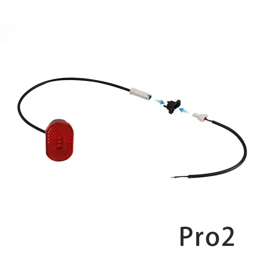 Rear Fender Tail Light for Xiaomi M365 Pro Pro2 Electric Scooter Foldable Resistant Taillight Smart Tail Cable Repair Parts PowerGlide Motors & Accessories