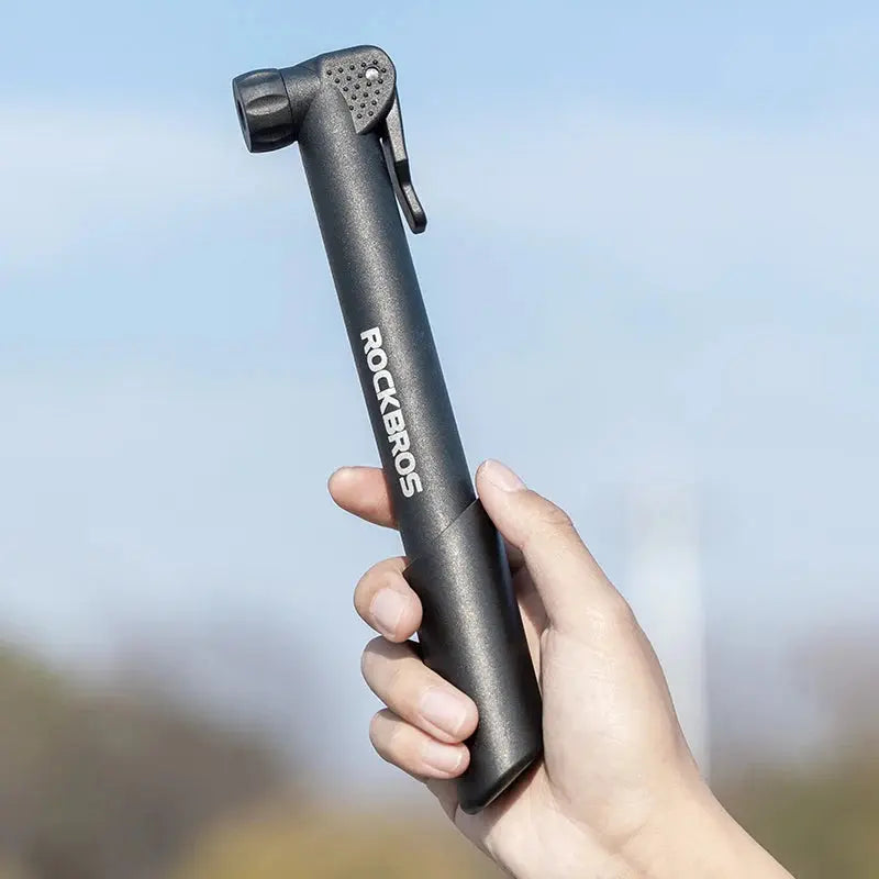 ROCKBROS Bike Pump 80PSI Schrader Presta Valve Bicyle Pump MTB Road Mini Portable Air Inflator nylon Cycling Pump Accessories PowerGlide Motors & Accessories