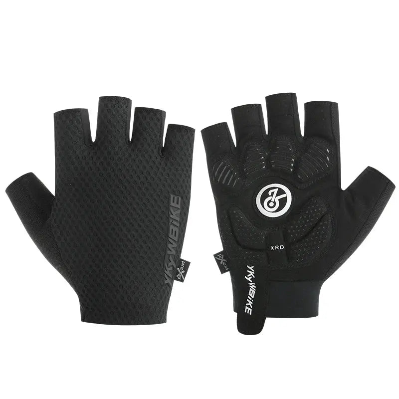 YKYWBIKE Cycling Gloves Unisex Half Finger PORON XRD Summer Breathable Shock Absorbing Bicycle Outdoors Road Bike Gloves PowerGlide Motors & Accessories