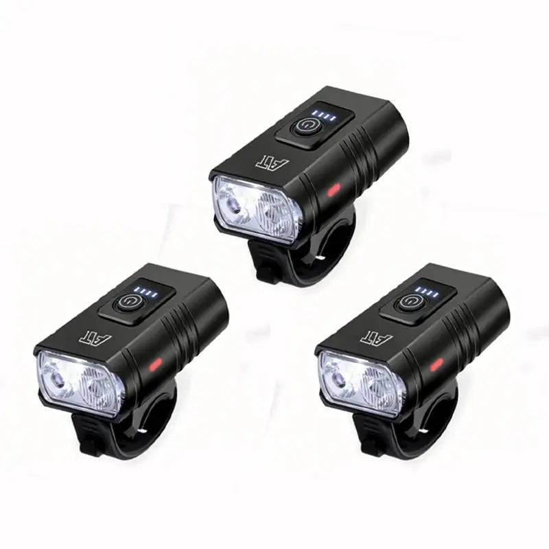 LED Bicycle Front Light Type-C Rechargeable Bicycle Headlight MTB Road Bike Headlamp Easy to Install Cycling Accessories PowerGlide Motors & Accessories