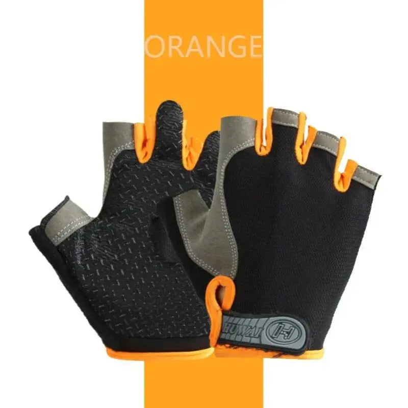 Gym Gloves Fingerless Gloves Anti-Slip Shock-Absorbing Breathable Gloves Sports Gloves for Training Lifting Weight Cycling PowerGlide Motors & Accessories