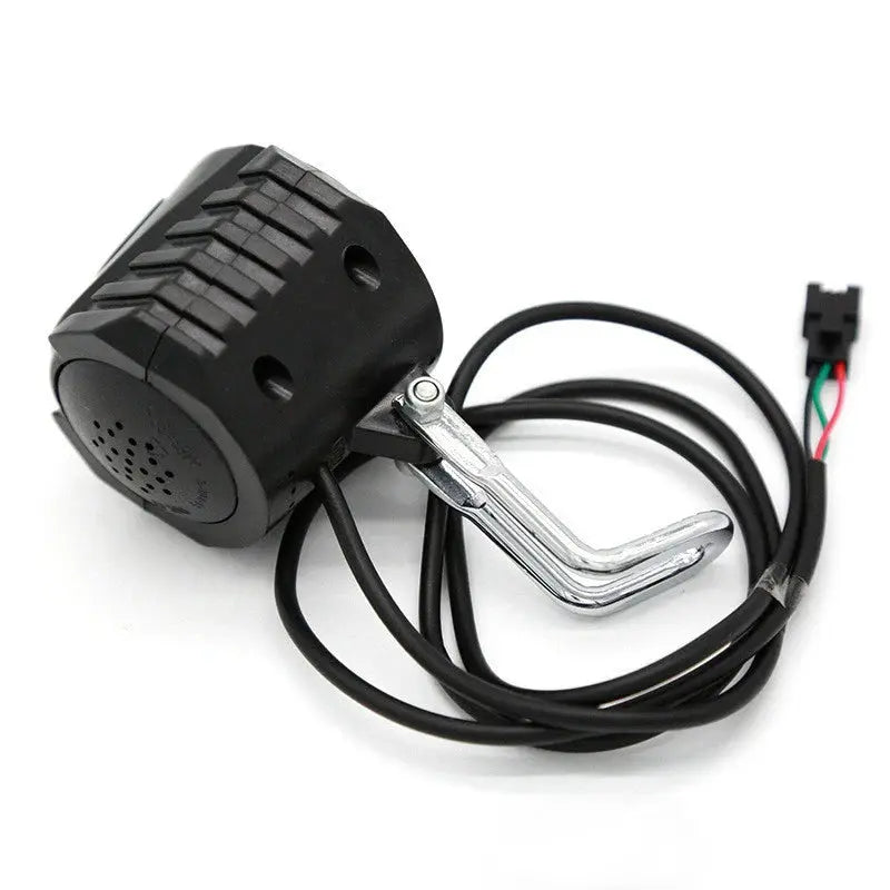 E-Bike 12V 24V 36V 48V 60V 72V Electric Bicycle Light with Horn Waterproof IPX4 Headlight Horn Set Front Headlight Horn Set PowerGlide Motors & Accessories