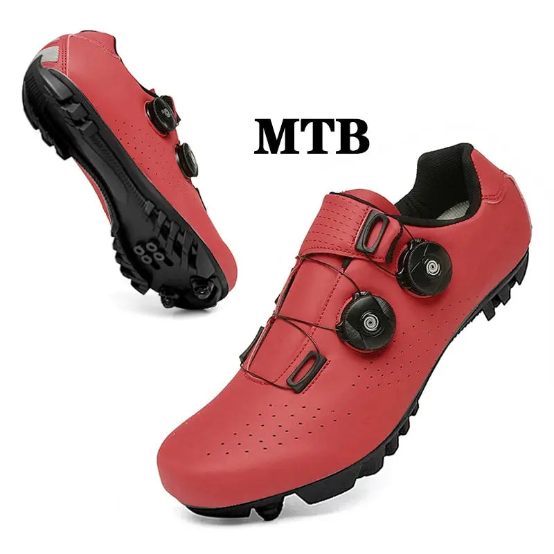 Professional Mountain Bike Cycling Shoes MTB Flat Cleat SPD Shoes Outdoor Self-Locking Big Size 47 Racing Bicycle Sneakers Men PowerGlide Motors & Accessories