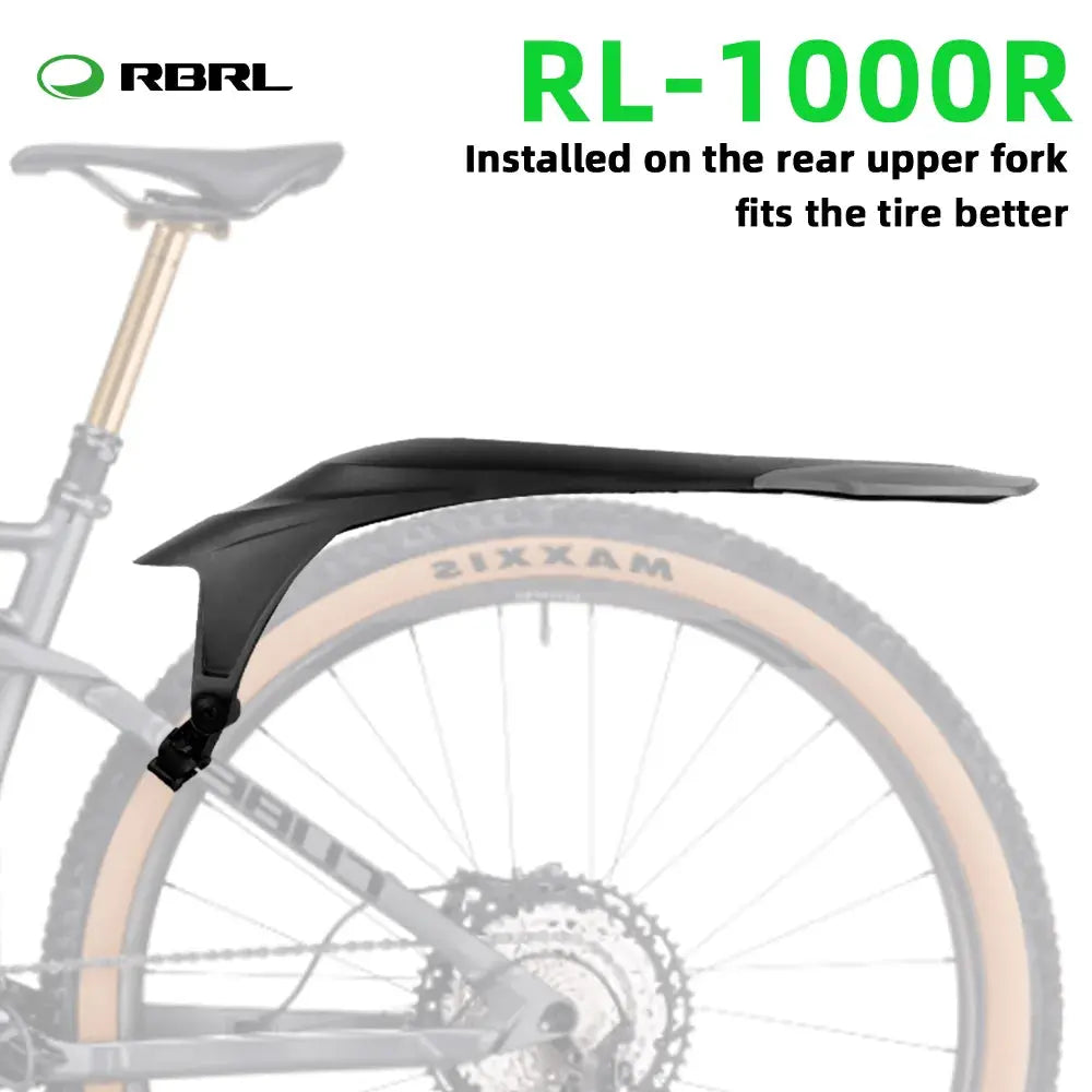 RBRL MTB Bicycle Mudguard Quick-Release Widen Bike Fender HIgh Quality PP Splash Proof Fender for 24-29 Cycling Profector PowerGlide Motors & Accessories