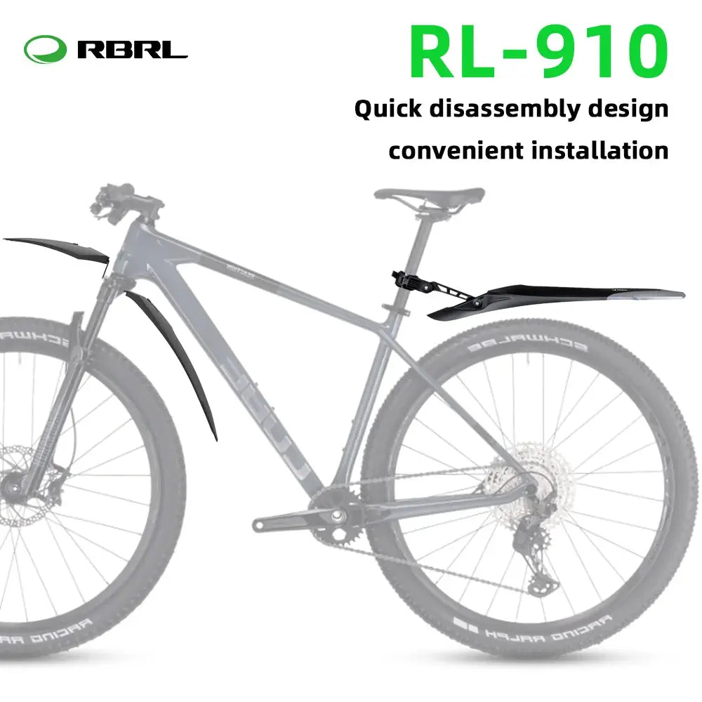 RBRL MTB Bicycle Mudguard Quick-Release Widen Bike Fender HIgh Quality PP Splash Proof Fender for 24-29 Cycling Profector PowerGlide Motors & Accessories