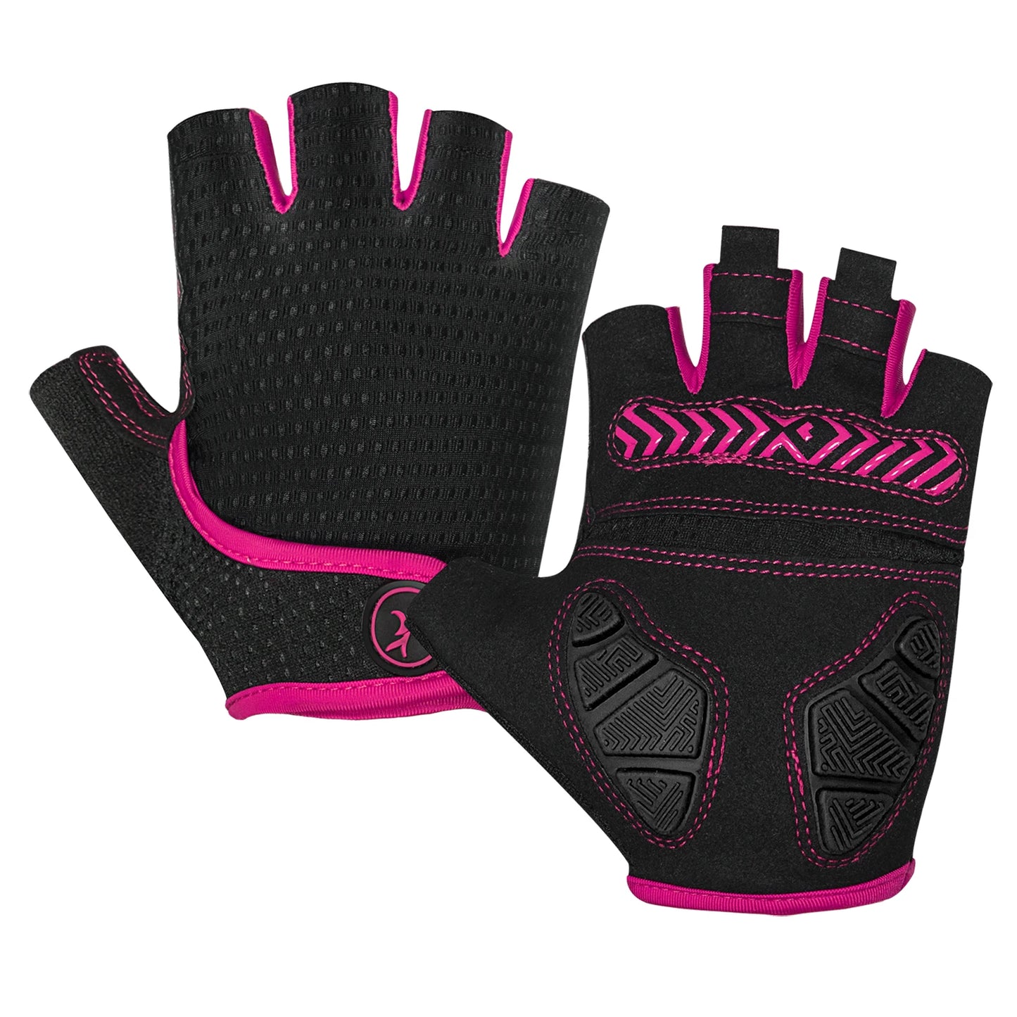 MOREOK Mountain Bike Gloves Half Finger 5MM Silicone Gel Pads Shock-Absorbing Non-Slip Cycling Gloves for MTB Road Biking Men Wo
