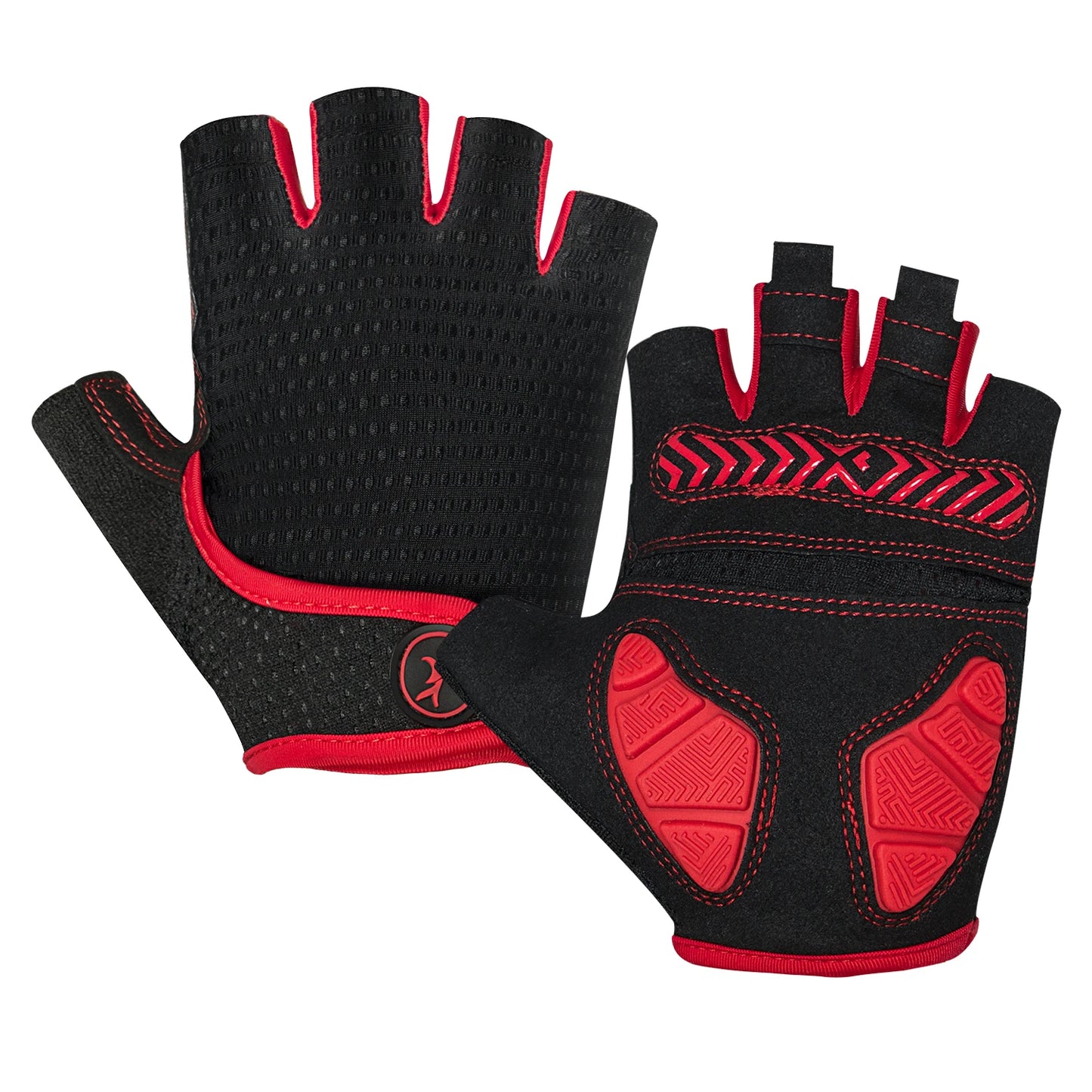 MOREOK Mountain Bike Gloves Half Finger 5MM Silicone Gel Pads Shock-Absorbing Non-Slip Cycling Gloves for MTB Road Biking Men Wo