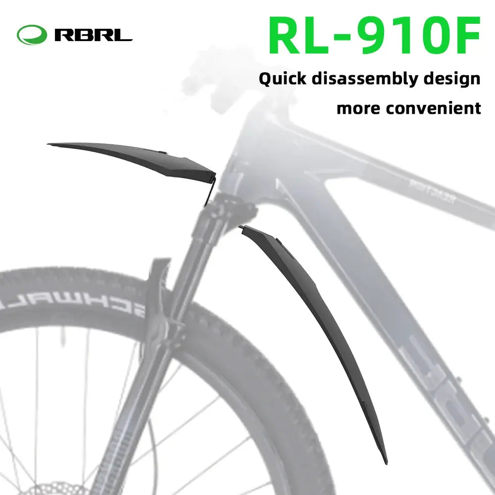 RBRL MTB Bicycle Mudguard Quick-Release Widen Bike Fender HIgh Quality PP Splash Proof Fender for 24-29 Cycling Profector PowerGlide Motors & Accessories
