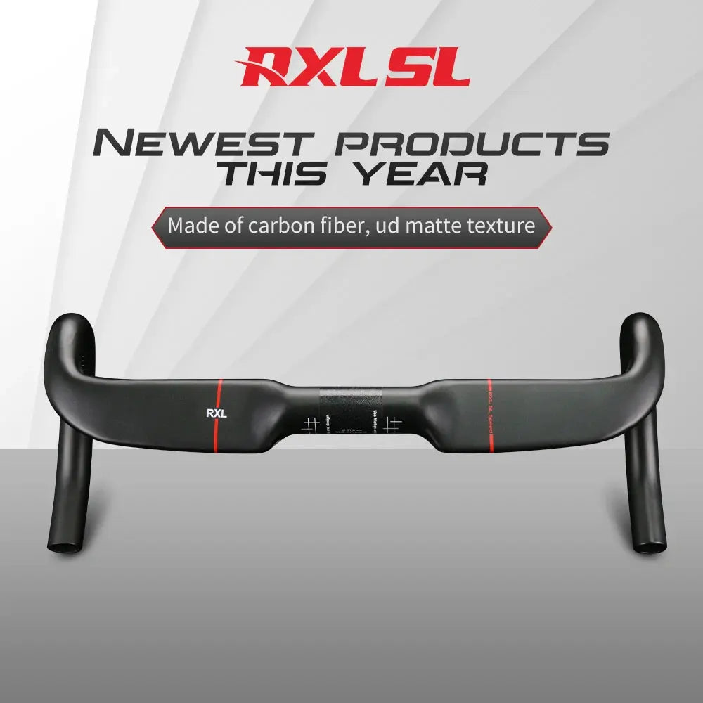 Cycling Gravel Bike Speed Handlebars RXL SL 31.8 Carbon Road Handlebar For Bicycle Internal Routing UD Matte Drop Handle Bar PowerGlide Motors & Accessories