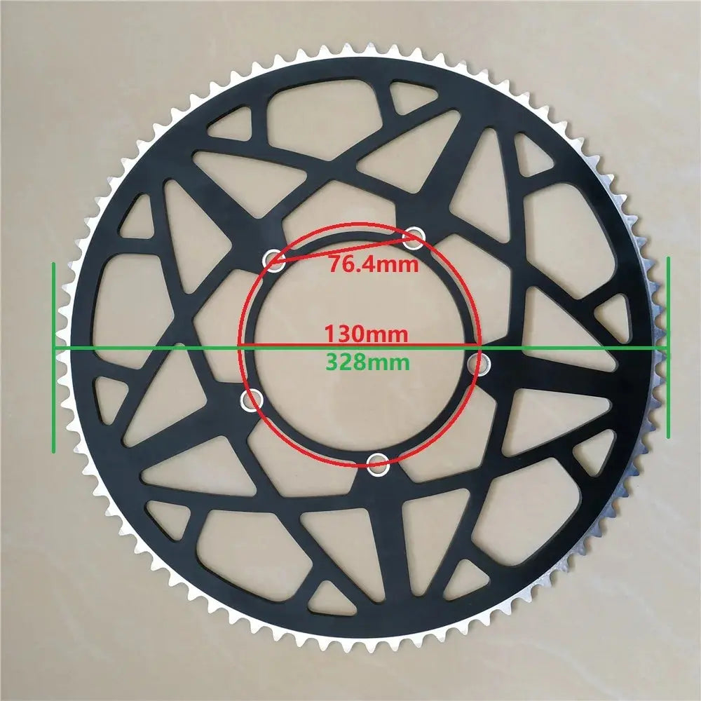 Folding Bike Chainring 130 BCD 80T 85T 90T 120T MTB Parts Sprockets Crankset Aluminum Alloy CNC Road Bicycle Chain Wheel PowerGlide Motors & Accessories
