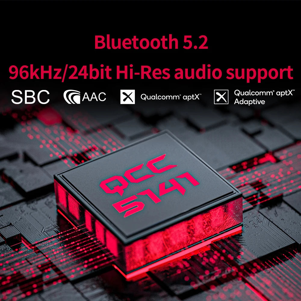 FiiO Refurbished UTWS5 old version Wireless Bluetooth 5.2 Amplifier aptX MMCX  Connector with 30 Hours Wireless Charging Case