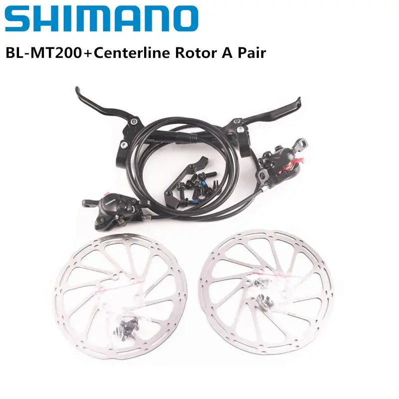 Shimano MT200 Brake BL BR MTB E-bike Hydraulic Disc Brake Bicycle Electric Bike Brake Left Front Right Rear Brake PowerGlide Motors & Accessories