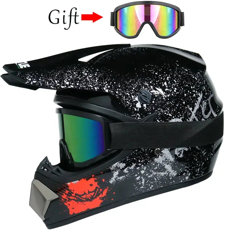 Motorcycle helmet children off-road helmet bike downhill AM DH cross helmet capacete motocross casco PowerGlide Motors & Accessories
