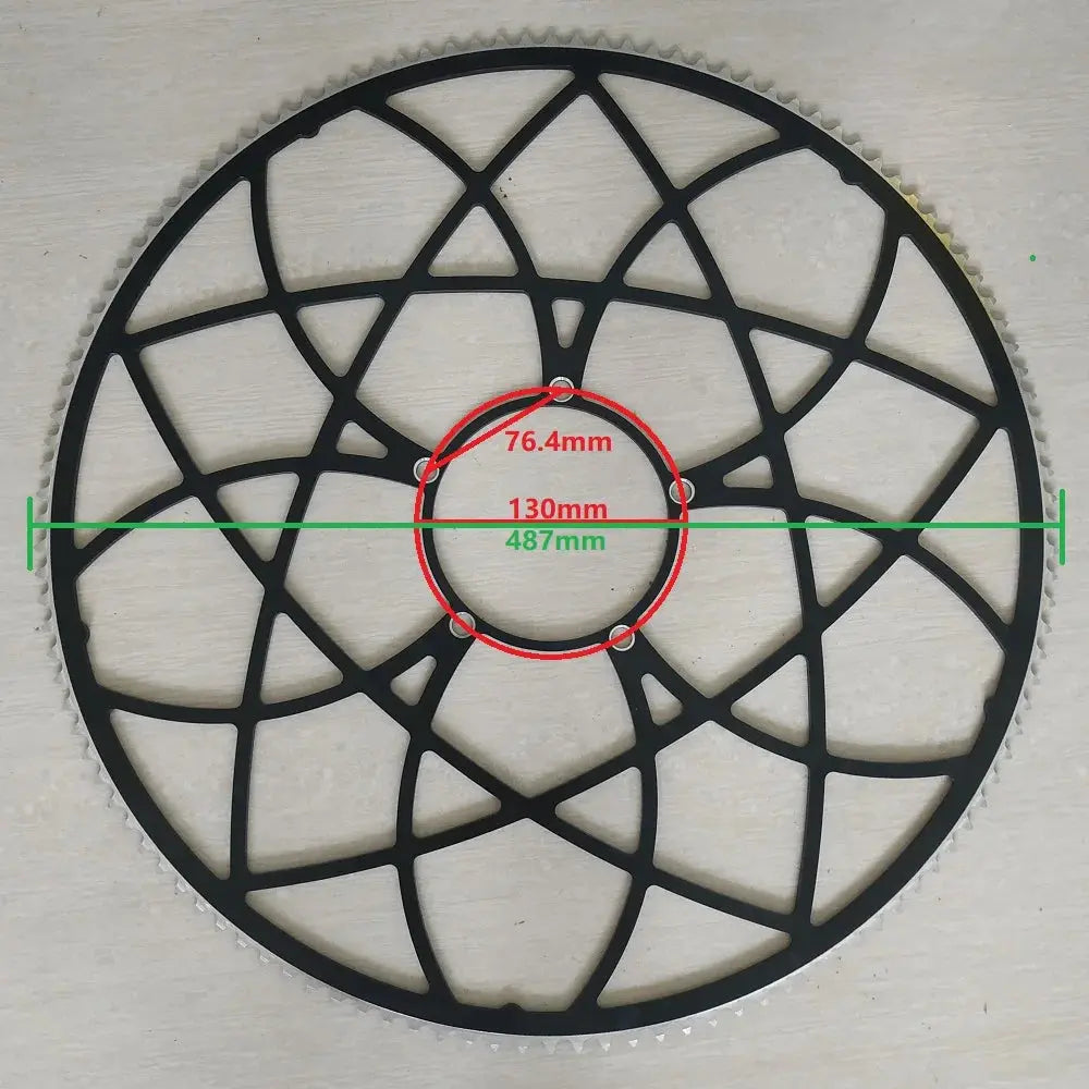 Folding Bike Chainring 130 BCD 80T 85T 90T 120T MTB Parts Sprockets Crankset Aluminum Alloy CNC Road Bicycle Chain Wheel PowerGlide Motors & Accessories