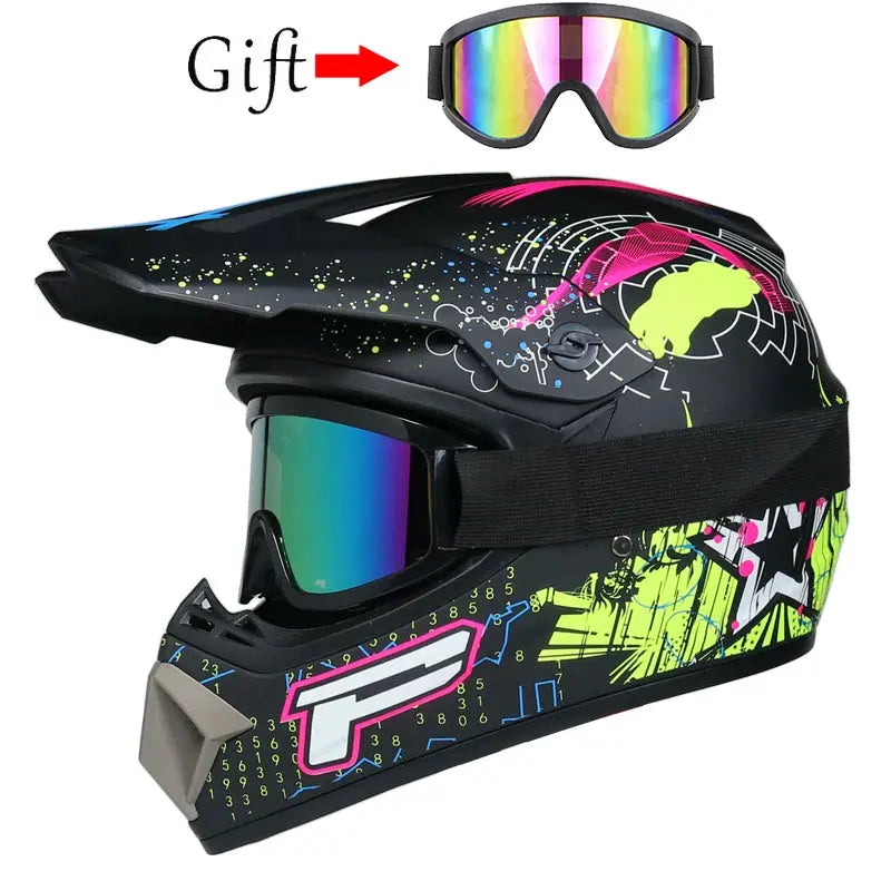 Motorcycle helmet children off-road helmet bike downhill AM DH cross helmet capacete motocross casco PowerGlide Motors & Accessories