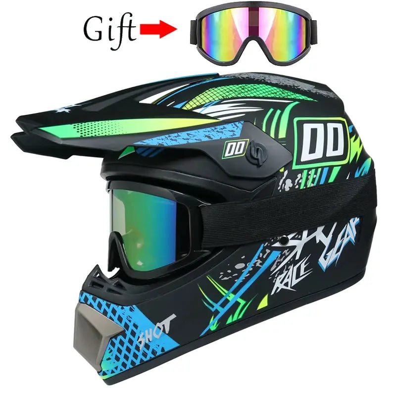 Motorcycle helmet children off-road helmet bike downhill AM DH cross helmet capacete motocross casco PowerGlide Motors & Accessories