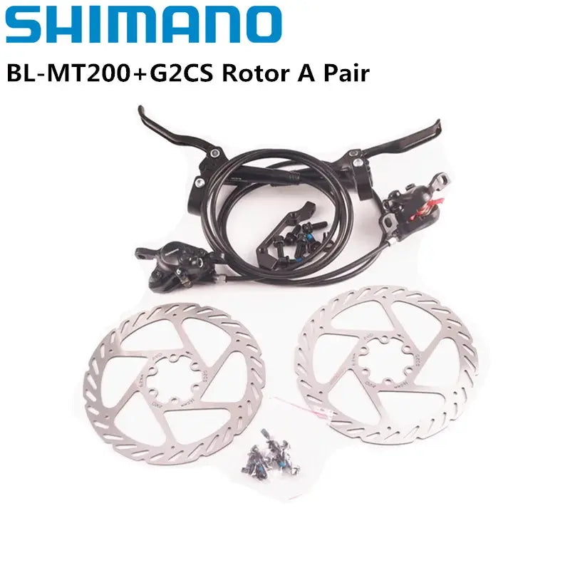 Shimano MT200 Brake BL BR MTB E-bike Hydraulic Disc Brake Bicycle Electric Bike Brake Left Front Right Rear Brake PowerGlide Motors & Accessories