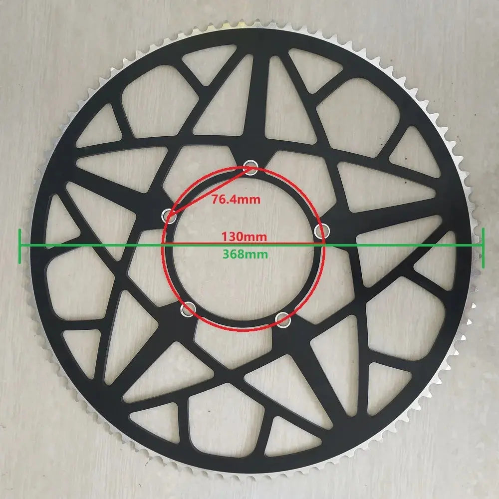 Folding Bike Chainring 130 BCD 80T 85T 90T 120T MTB Parts Sprockets Crankset Aluminum Alloy CNC Road Bicycle Chain Wheel PowerGlide Motors & Accessories