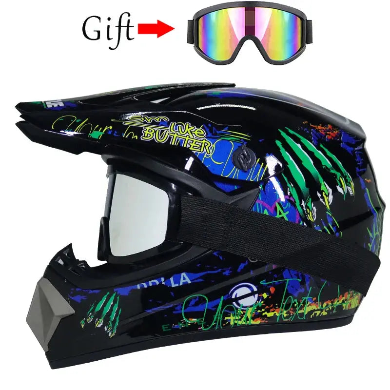 Motorcycle helmet children off-road helmet bike downhill AM DH cross helmet capacete motocross casco PowerGlide Motors & Accessories