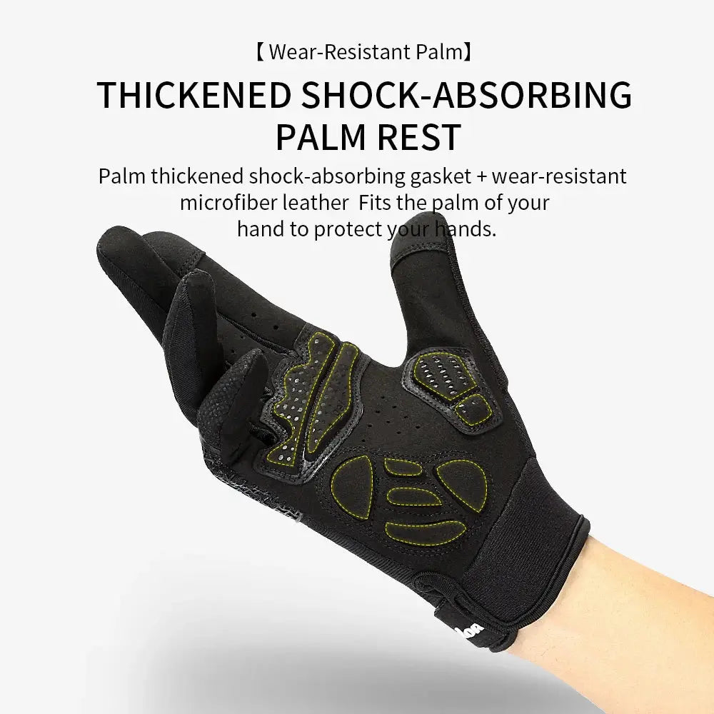 Long Finger Non-Slip Shock-Absorbing Cycling Gloves Spring And Summer Men'S Breathable Sunscreen Touch Screen Riding Gloves PowerGlide Motors & Accessories