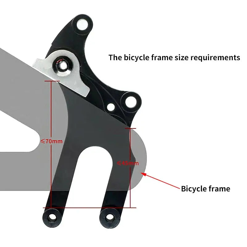 Bike Disc Brake Adapter MTB Frame V Brake Mounting Converter Road Bicycle Rear Wheel Heavy Duty Conversion Accessories PowerGlide Motors & Accessories