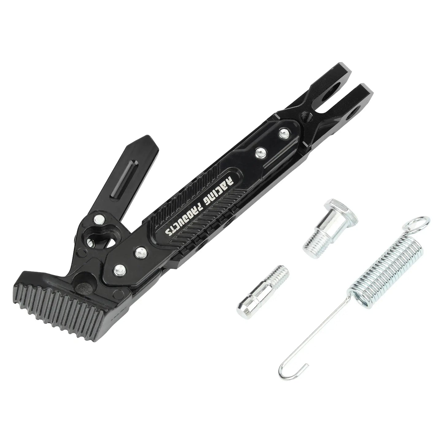 Universal Motorcycle Kickstand Telescopic Adjustable Metal Side Supports CNC Motorbike Scooters Parking Bracket Modified Parts PowerGlide Motors & Accessories