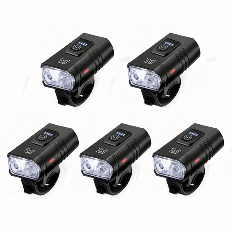 LED Bicycle Front Light Type-C Rechargeable Bicycle Headlight MTB Road Bike Headlamp Easy to Install Cycling Accessories PowerGlide Motors & Accessories