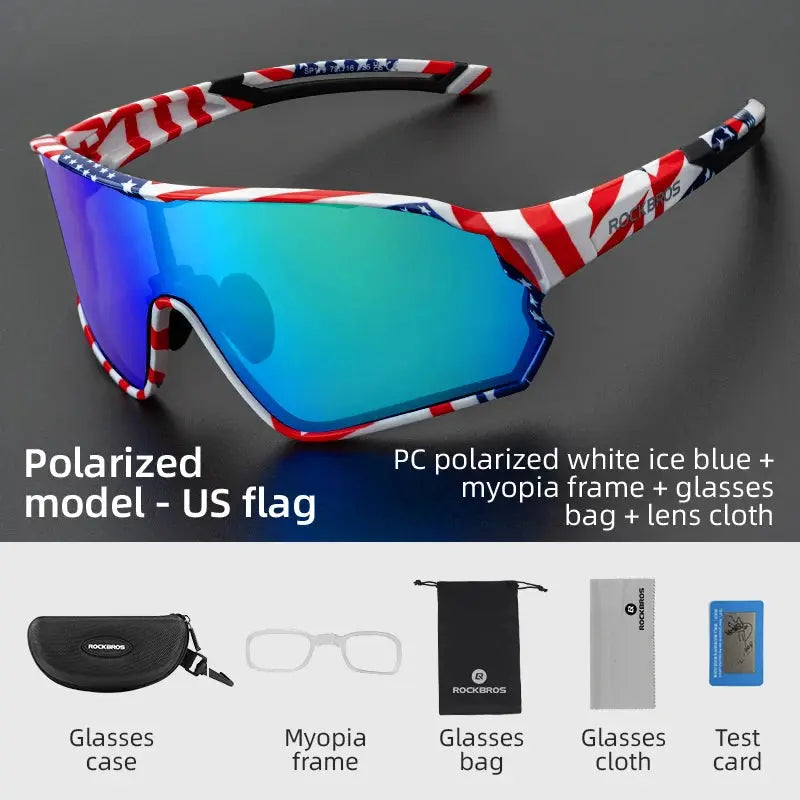 ROCKBROS Bike Glasses Polarized / Photochromic UV400 Sun Protection Sports Eyewear Bicycle Sunglasses MTB Road Cycling Glasses PowerGlide Motors & Accessories