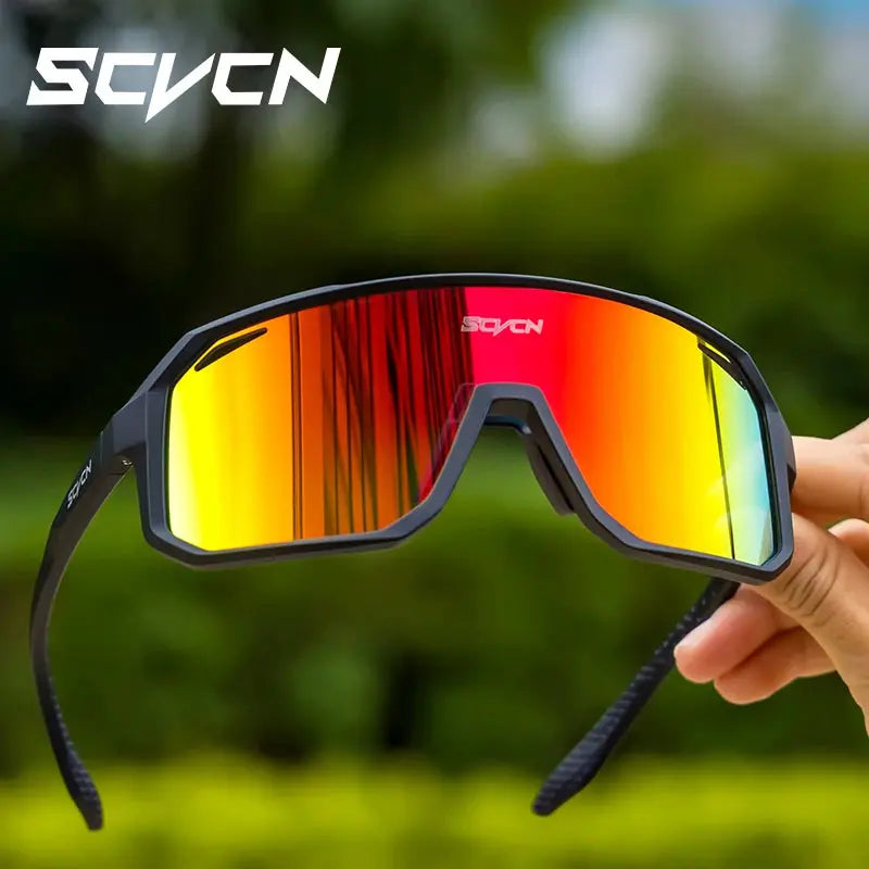 SCVCN New Outdoor Cycling Sunglasses Men Road Driving Bike Glasses  Sports Mountain Climbing Women Bicycle Cycling UV400 Goggles PowerGlide Motors & Accessories