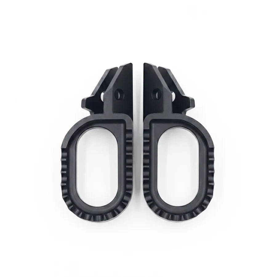 Super Ebike Ultra Bee Upgraded Wider, Longer, Lowered Height, Rearward-Shifted Footpegs Lightweight Aluminum Alloy Footpegs