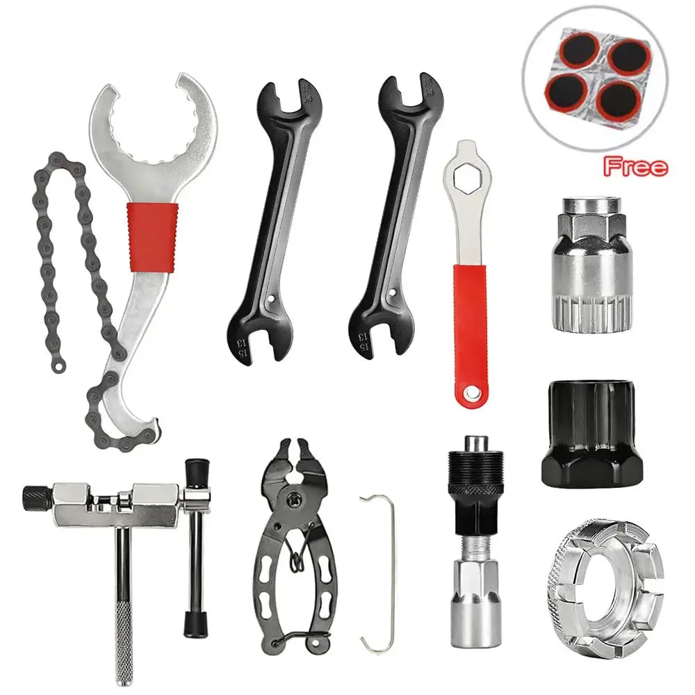 Bike Tool Kit Professional Bike Repair Tools with Cassette Remover Wrench Chain Breaker Cycling MTB Road Bike Maintenance Tool PowerGlide Motors & Accessories