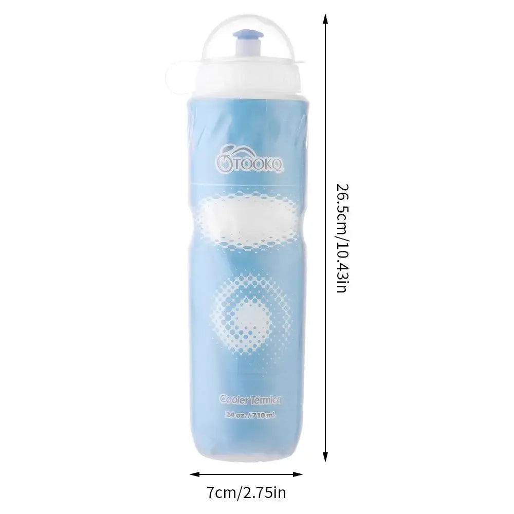 750ML Mountain Cycling Sports Kettle Travel Riding Portable Water Cup Equipment Outdoor Dual Layer Thermal Keeping Water Bottle PowerGlide Motors & Accessories