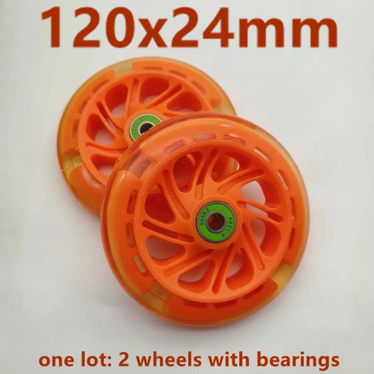 children scooter wheel flashing lighting wheel 80MM 100mm 120mm PU wheel for children scooter PowerGlide Motors & Accessories