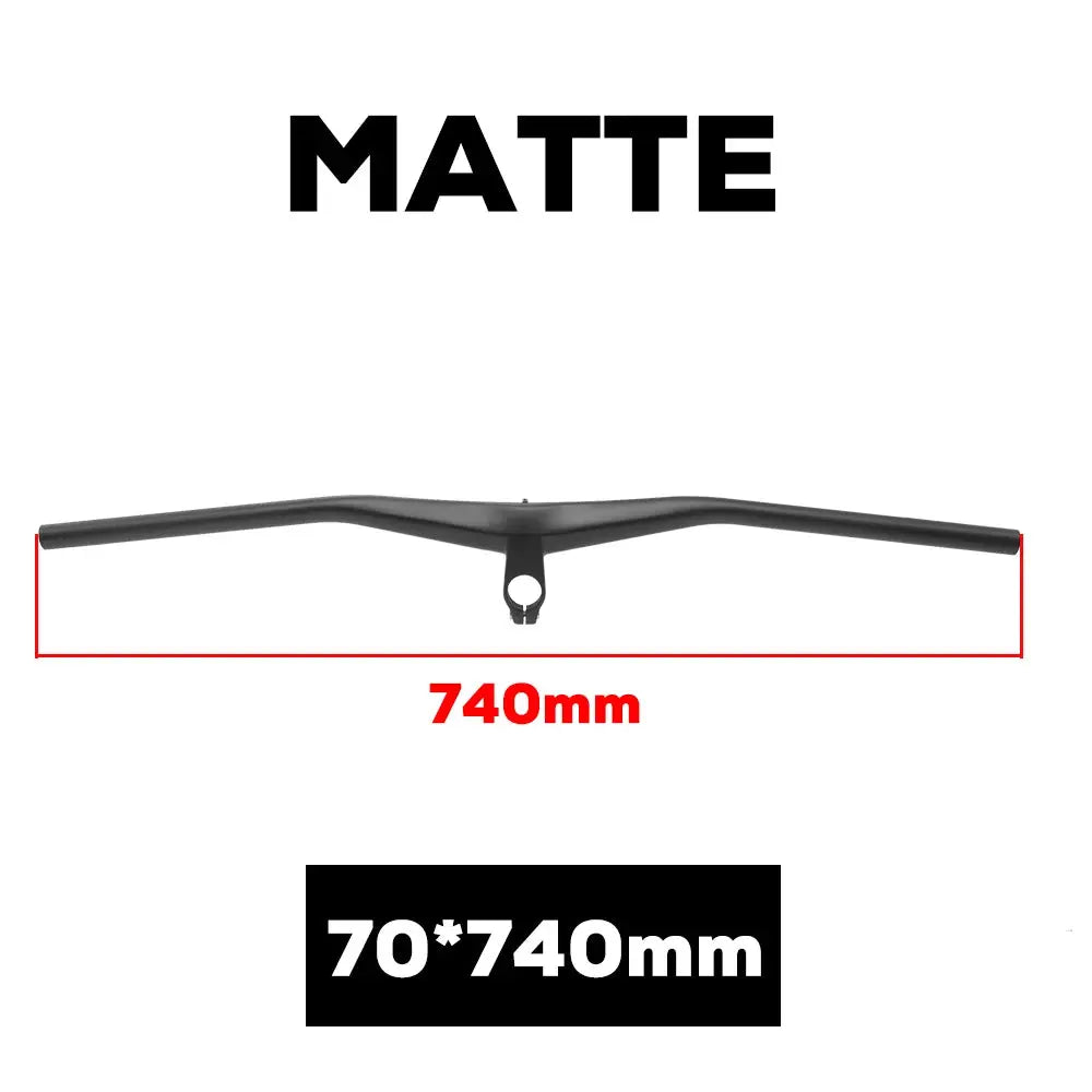 ULLICYC New Carbon One-shaped Integrated MTB Handlebar Bicycle Cockpit With Stem 40mm 50mm 60mm 70mm Supports computer mount PowerGlide Motors & Accessories