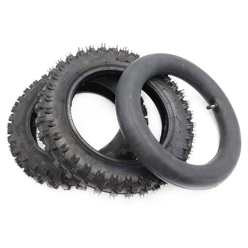 for off-road racing, motorcycle tires, dirt pits, bicycles, 80/100-10 outer tires, 3.00-10 inner tires PowerGlide Motors & Accessories
