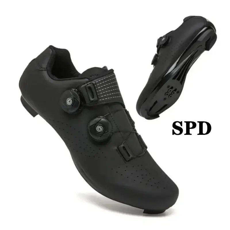 Professional Mountain Bike Cycling Shoes MTB Flat Cleat SPD Shoes Outdoor Self-Locking Big Size 47 Racing Bicycle Sneakers Men PowerGlide Motors & Accessories