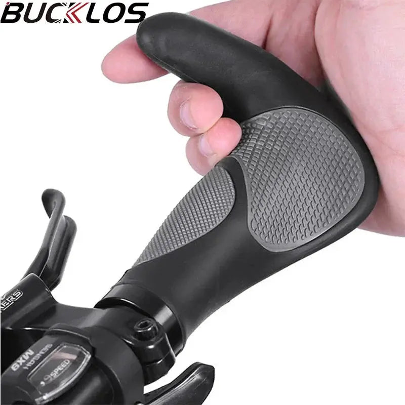Bike Handlebar Grips Ergonomics with Extended Bar Non-slip Rubber Bike Grips Durable MTB Cuffs Bicycle Accessories PowerGlide Motors & Accessories