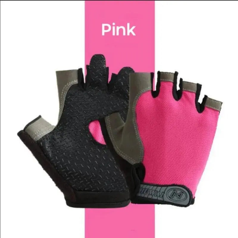 Gym Gloves Fingerless Gloves Anti-Slip Shock-Absorbing Breathable Gloves Sports Gloves for Training Lifting Weight Cycling PowerGlide Motors & Accessories