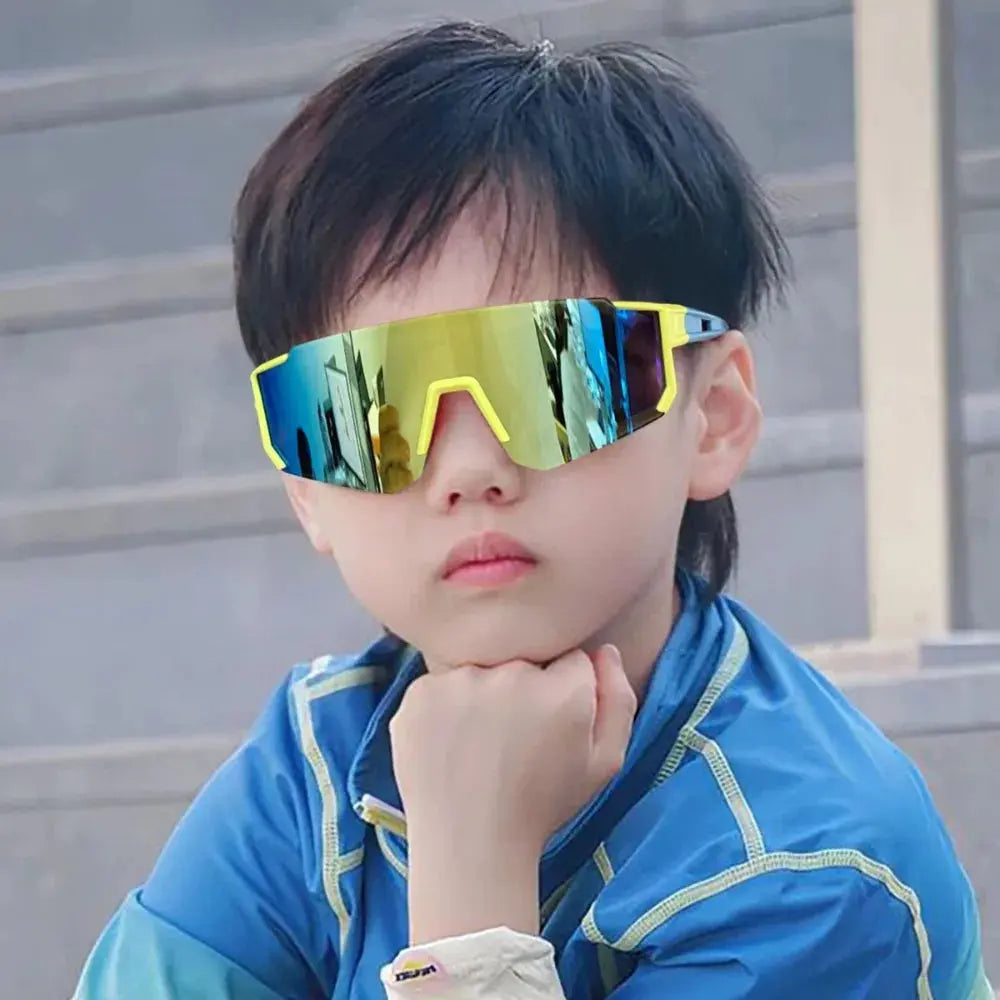 Children Outdoor Cycling Sunglasses Boys Girls MTB Driving Bike Glasses Sports Climbing Protective Glasses Bicycle UV400 Goggles PowerGlide Motors & Accessories