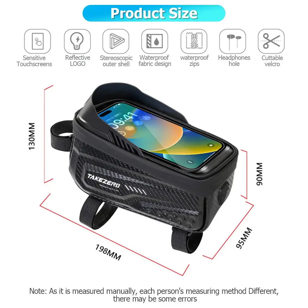NEWBOLER Bicycle Bag Waterproof Touch Screen Cycling Bag Top Front Tube Frame MTB Road Bike Bag Phone Case Bike Accessories PowerGlide Motors & Accessories