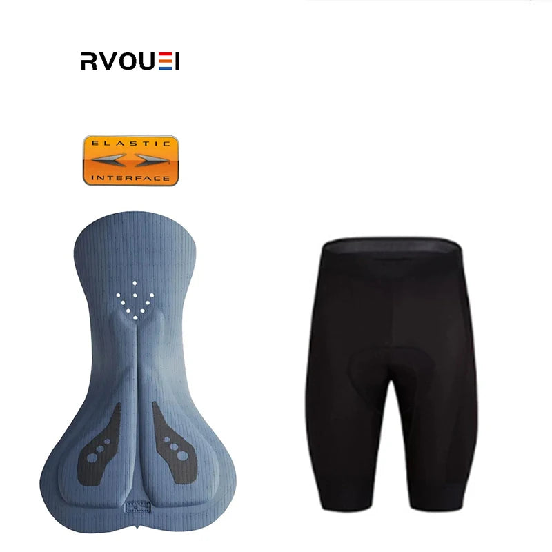 New Italian Bicycle Seat Cushion Men Cycling Bib Shorts Summer Mountain Bike Bib Shorts 8H Padded Breathable Quick Dry MTB Pants