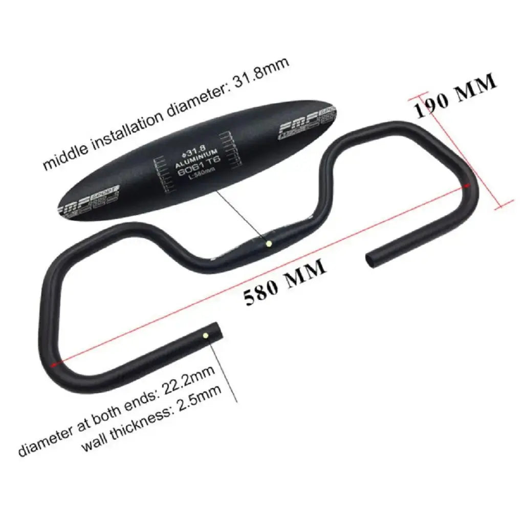 Premium Alloy Multi-Position Butterfly Handlebar for Trekking Bikes PowerGlide Motors & Accessories