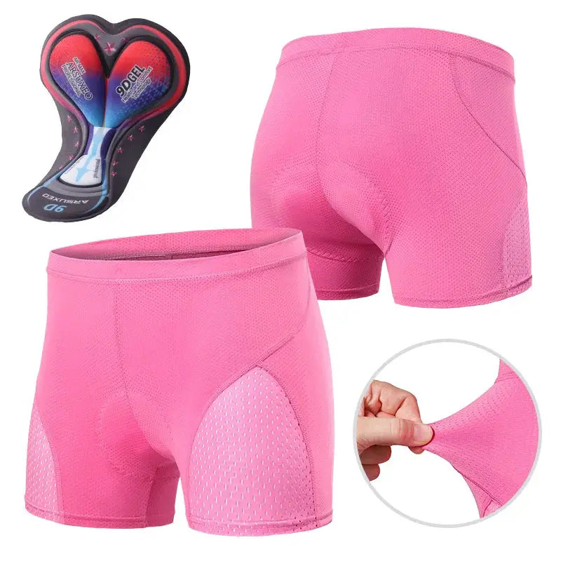 ARSUXEO Women's Cycling Underwear Cycling Shorts Bicycle MTB Shockproof Gel Padded Road Mountain Breathable Mesh Bike Underpants PowerGlide Motors & Accessories