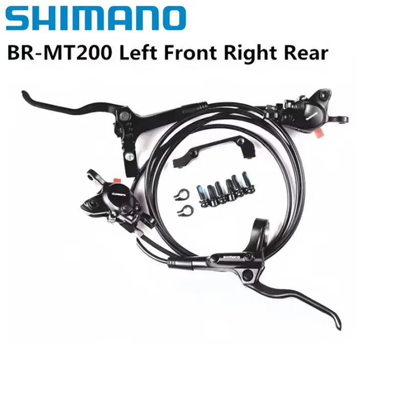 Shimano MT200 Brake BL BR MTB E-bike Hydraulic Disc Brake Bicycle Electric Bike Brake Left Front Right Rear Brake PowerGlide Motors & Accessories