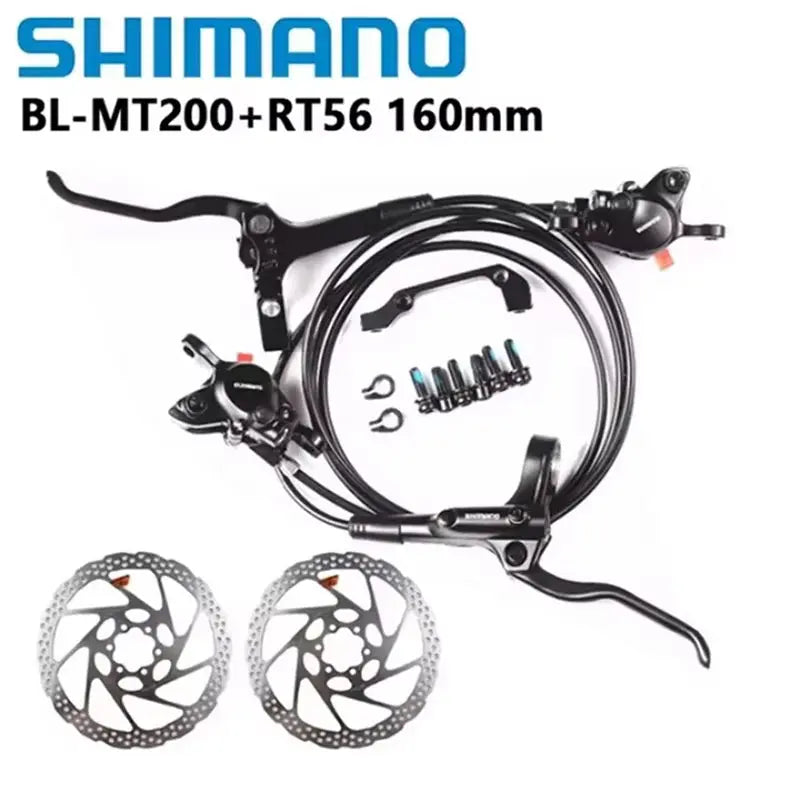 Shimano MT200 Brake BL BR MTB E-bike Hydraulic Disc Brake Bicycle Electric Bike Brake Left Front Right Rear Brake PowerGlide Motors & Accessories