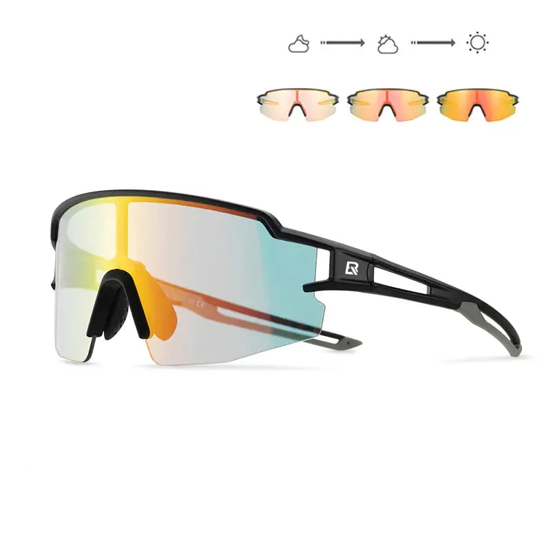 ROCKBROS Photochromic Cycling Glasses Men Women Outdoor Sports Hiking Sunglasses Photochromic Eyewear MTB Road Bicycle Goggles PowerGlide Motors & Accessories