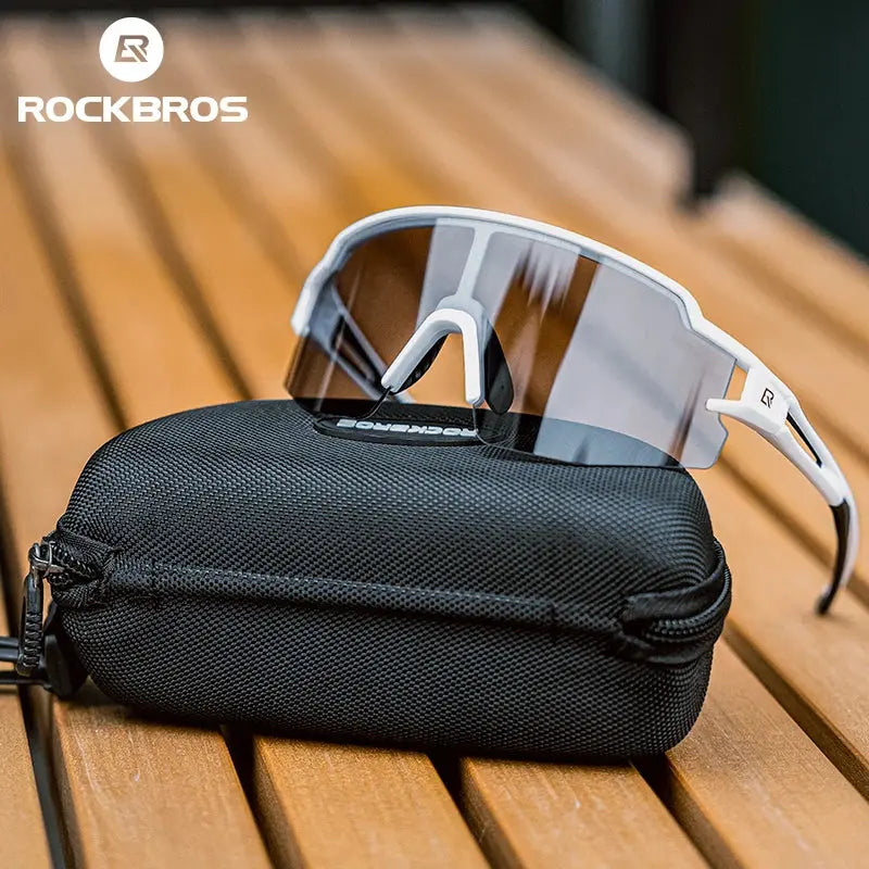 ROCKBROS Cycling Glasses Polarized UV400 Protection Bicycle Sunglasses Men Women Photochromic MTB Road Bicycle Goggles Eyewear PowerGlide Motors & Accessories